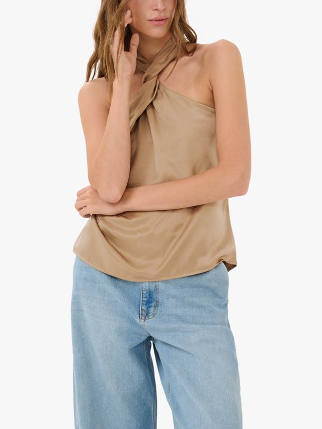 

Топ Estelle с бретелями халтер MY ESSENTIAL WARDROBE, Sepia Tint