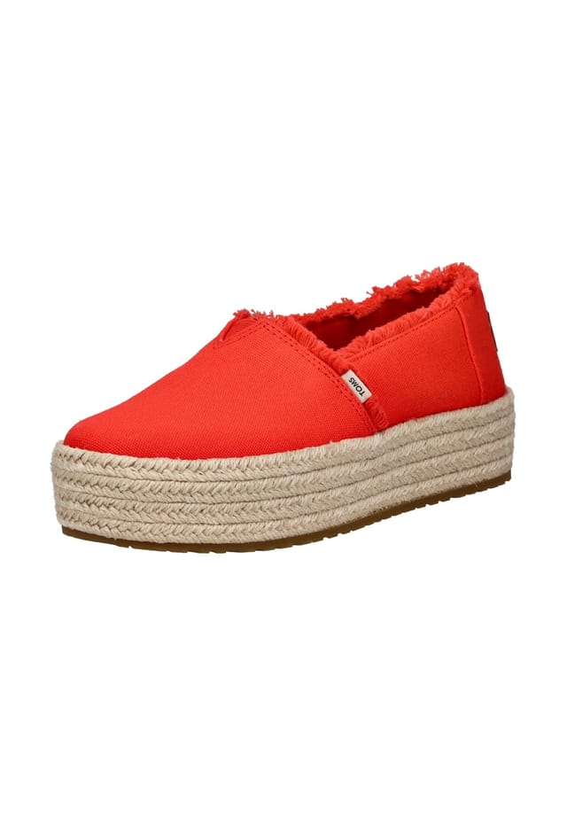Текстильные полуботинки Toms, красный