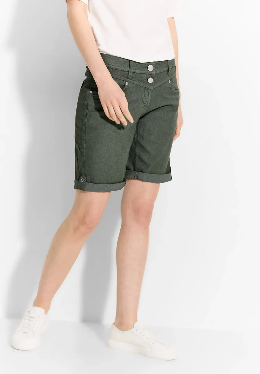 

Брюки Cecil Bootcut с функцией отворота, хаки