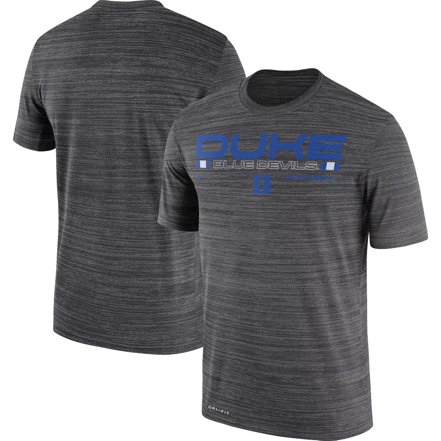 

Мужская футболка Nike Charcoal Duke Blue Devils Velocity Legend Dri-Fit Performance