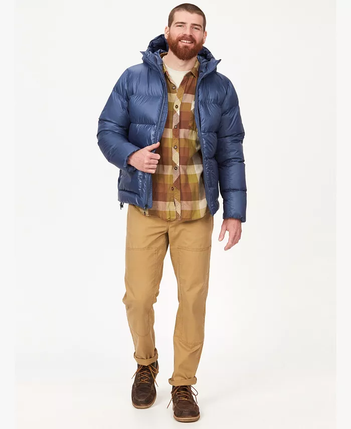 

Мужская утепленная пуховая куртка с капюшоном Guides Down Puffer Hoodie Marmot, серый