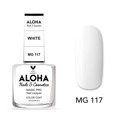 

Лак для ногтей Magic Pro 15 мл - Mg 117 / Белый Aloha Nails & Cosmetics
