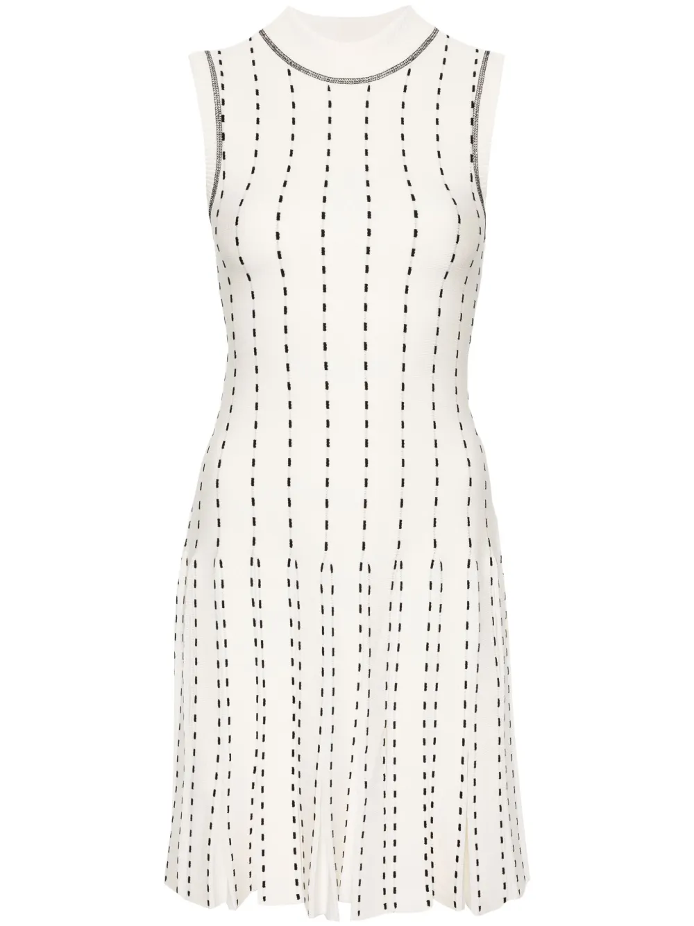 

Платье мини с контрастной строчкой Simkhai, белый