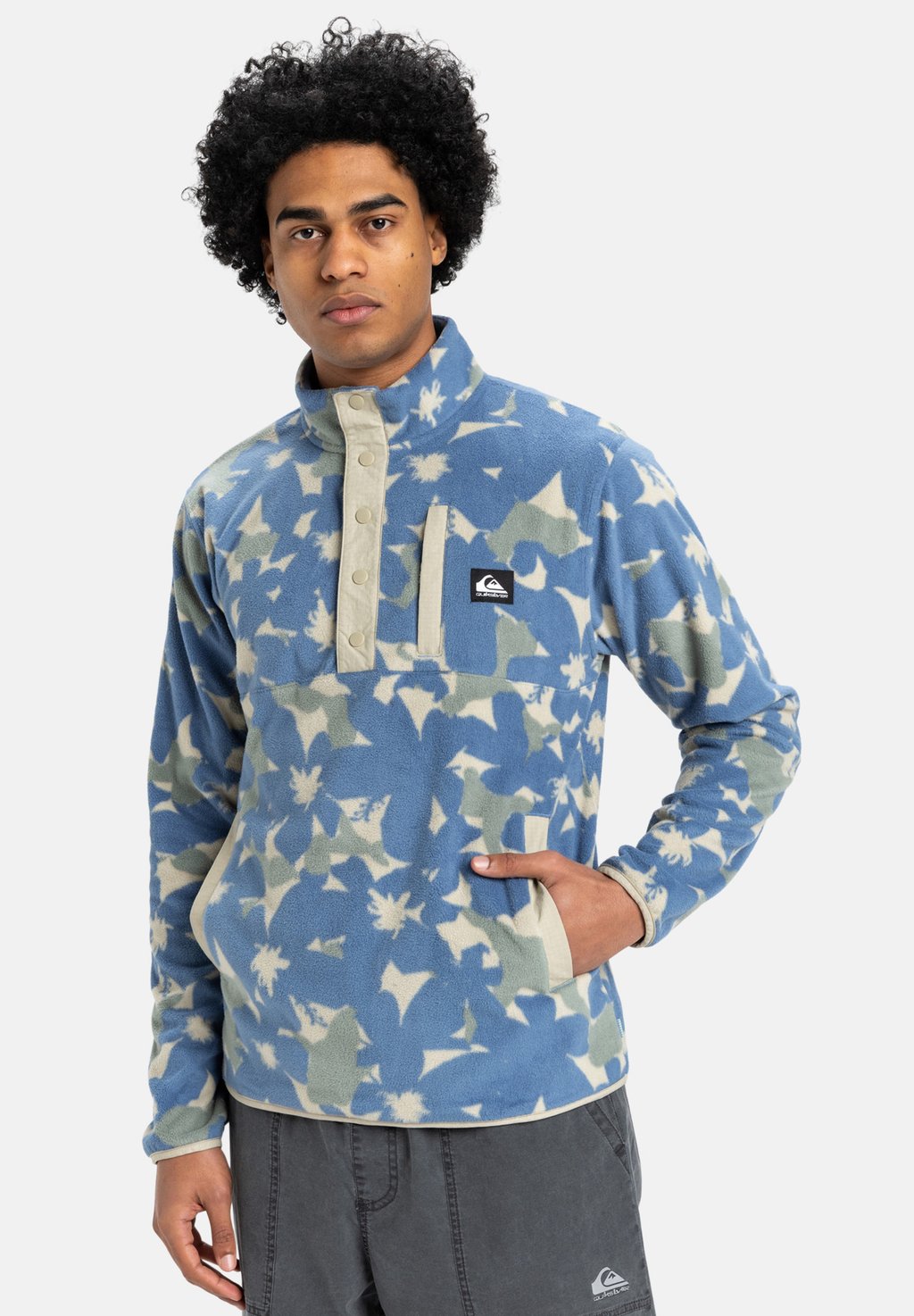 

Флисовый джемпер NO DESTINATION Quiksilver, синий