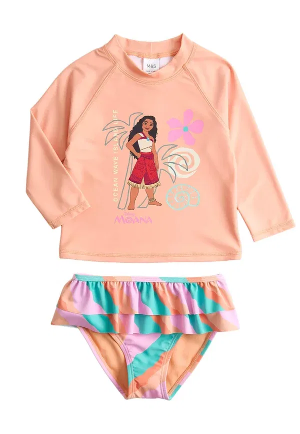 Купальник 2-piece Disney Moana Marks & Spencer, розовый