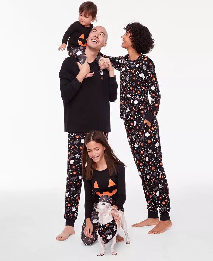 

Пижамный комплект в тон Хэллоуину Family Pajamas, черный