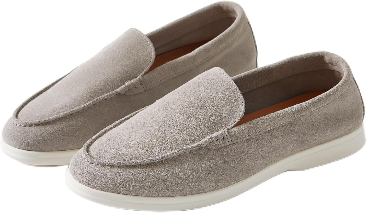 

Мужские лоферы, комфортные и стильные - легкая и дышащая обувь, мужские лоферы и слипоны, повседневная обувь Fonsufa, светло-серый