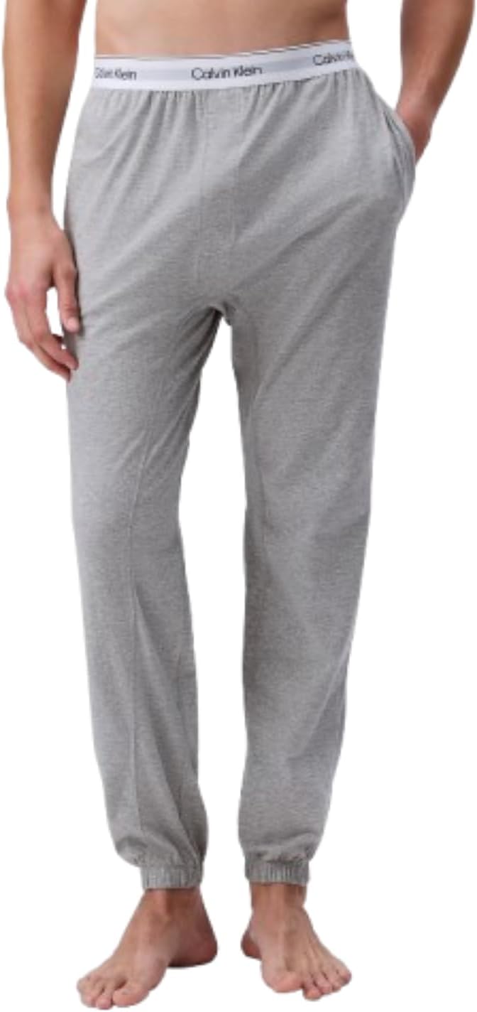 

Мужские современные хлопковые спортивные брюки Calvin Klein, Grey Heather