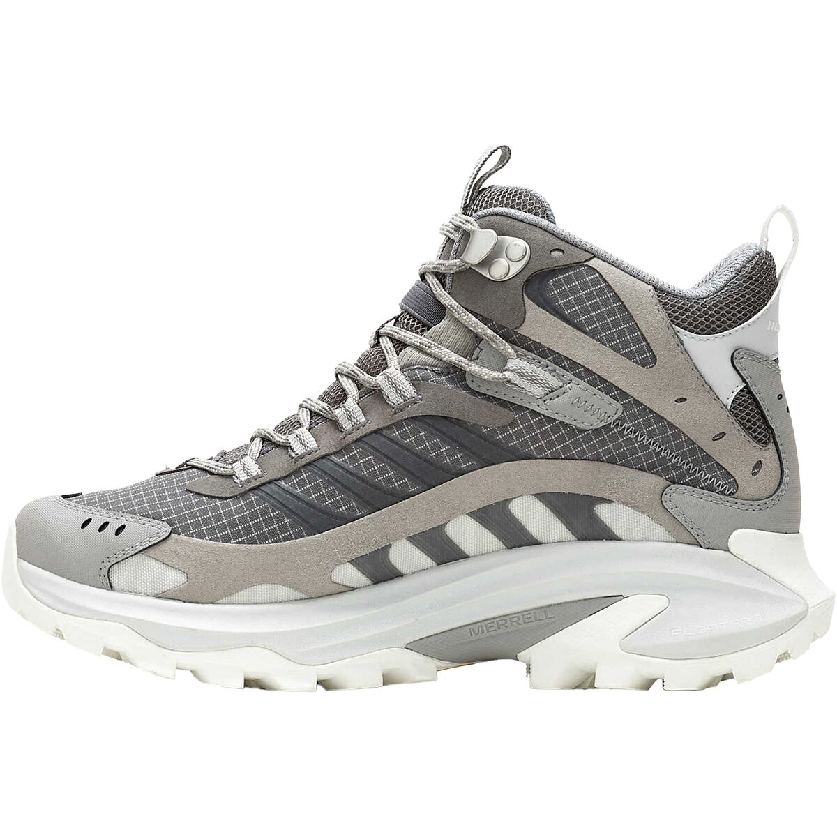 Ботинки для походов женские Merrell Moab Speed 2 Mid GTX комбинированные, серый — фото 3