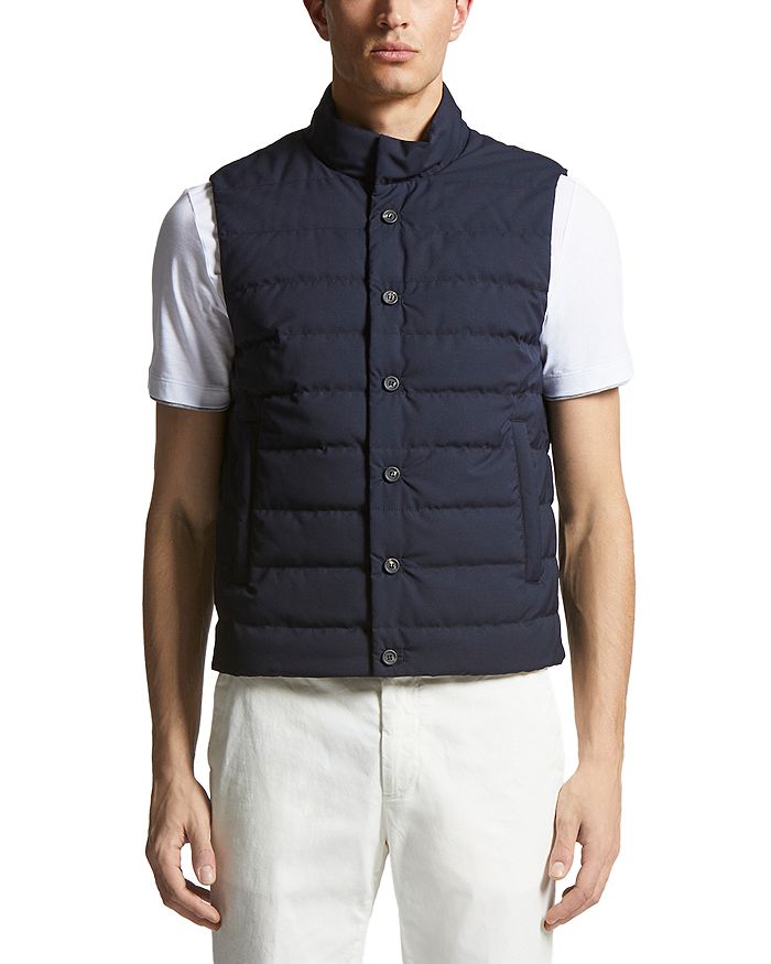 

Стеганый жилет Peserico, синий