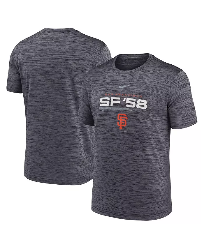 

Мужская черная футболка San Francisco Giants Wordmark Velocity Performance Nike