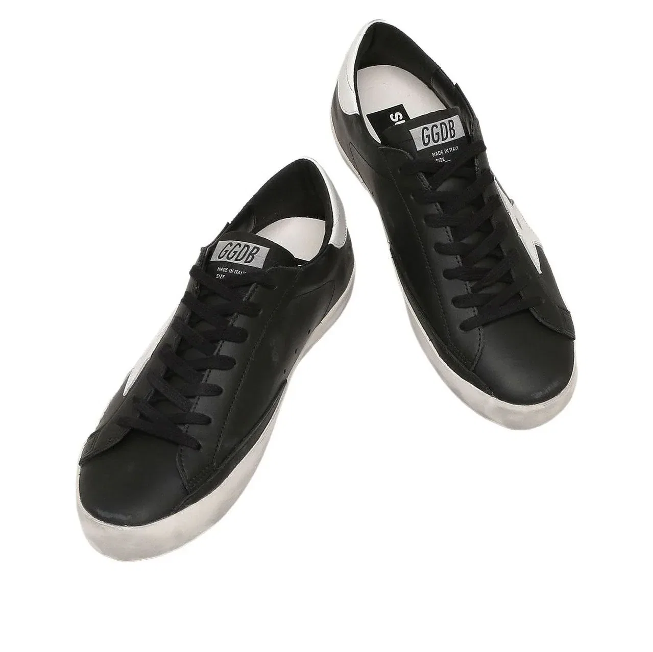 Кроссовки Golden Goose Super-Star 'Black White' GMF00101-F000321-80203, черный — фото 3