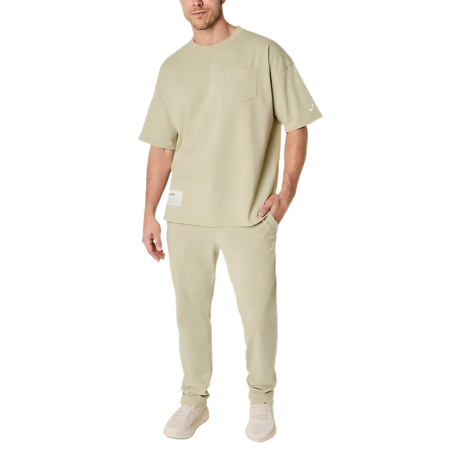 

ASICS Футболка мужская хаки