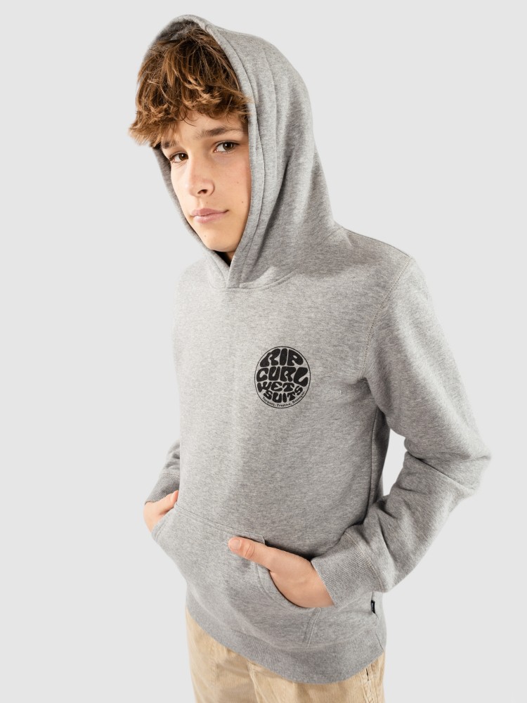 

Толстовка Rip Curl Wetsuit Icon Kids Hoodie, grey marle