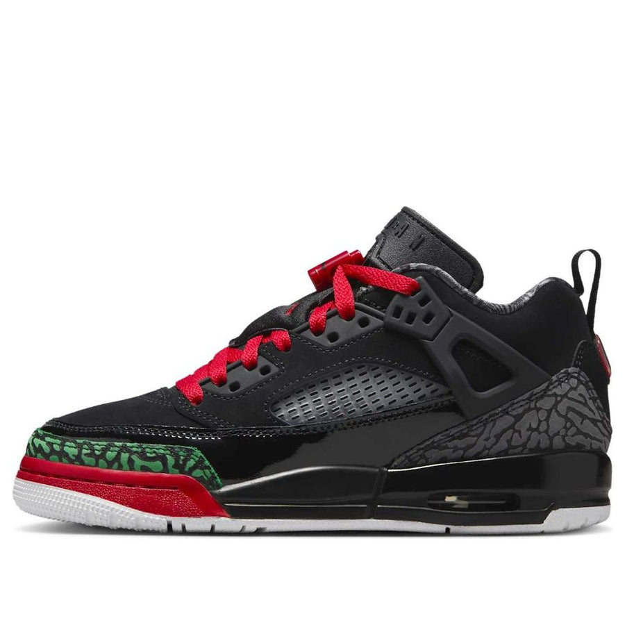 

Кроссовки (GS) Air Jordan Spizike Low 'Black Classic Green Red', черный