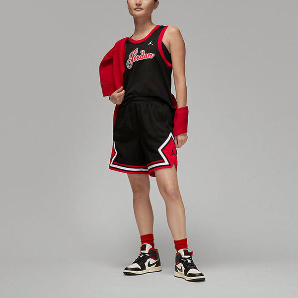 Спортивная футболка jordan basketball jersey 'black/red' Nike, черный — фото 3