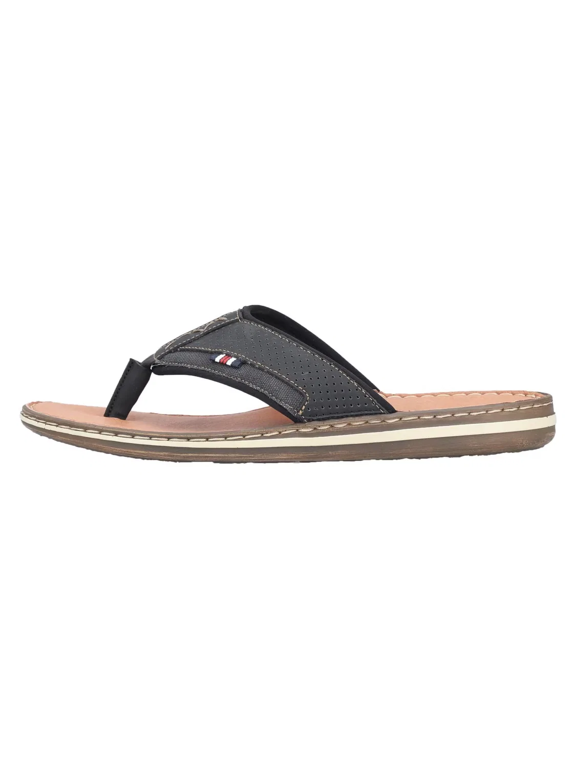 Сандалии с Т-образным ремешком 'Comfort' Rieker, Black