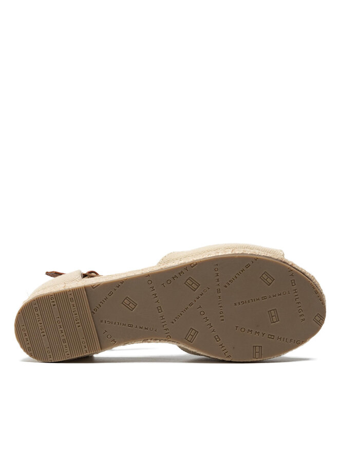 Эспадрильи Tommy Hilfiger Rope Wedge Sandal T3A7-32185-0048 M, бежевый — фото 4