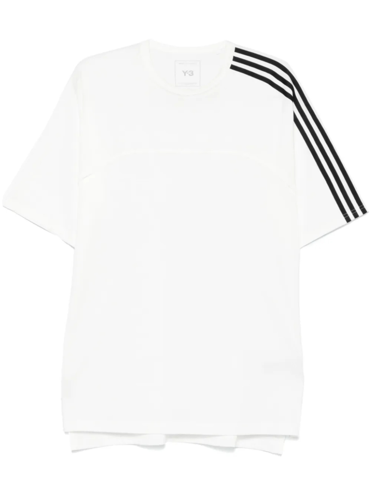 

Футболка Y-3 с тремя полосками, белый
