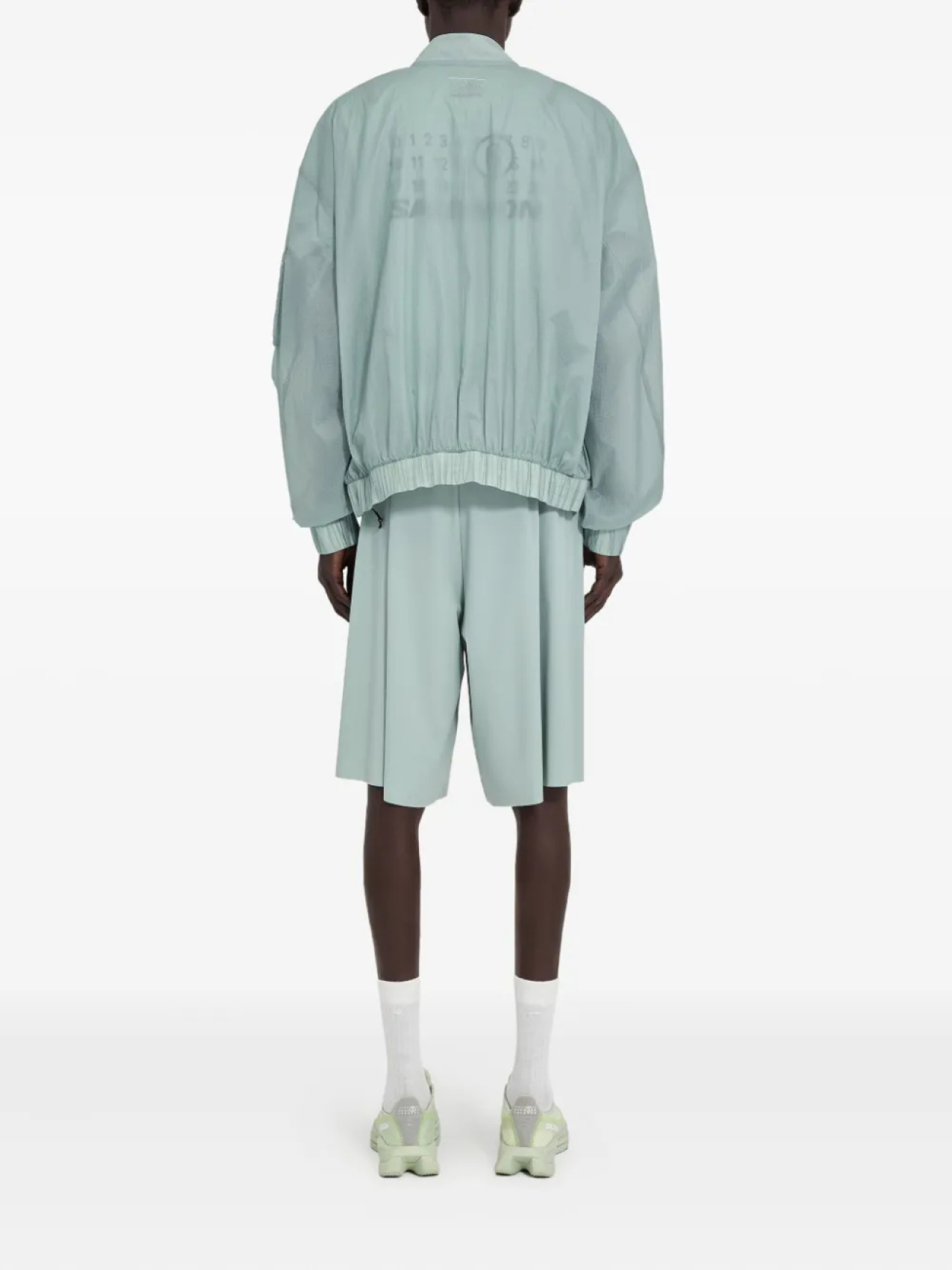 Куртка с принтом из коллаборации с Salomon MM6 Maison Margiela X Salomon, синий — фото 4