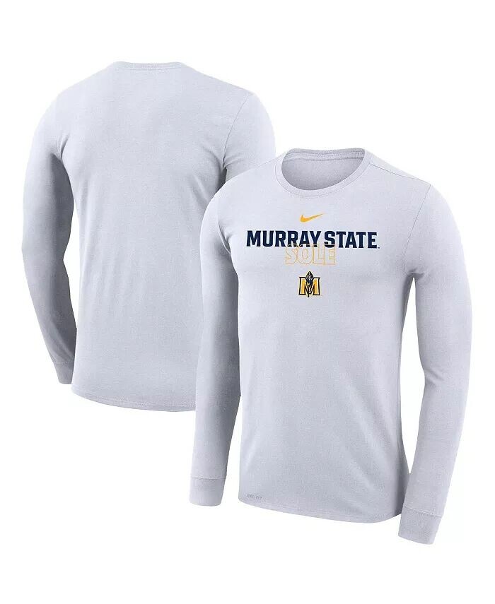 

Белая мужская и женская футболка с длинным рукавом Murray St. Racers 2023 On Court Bench Nike