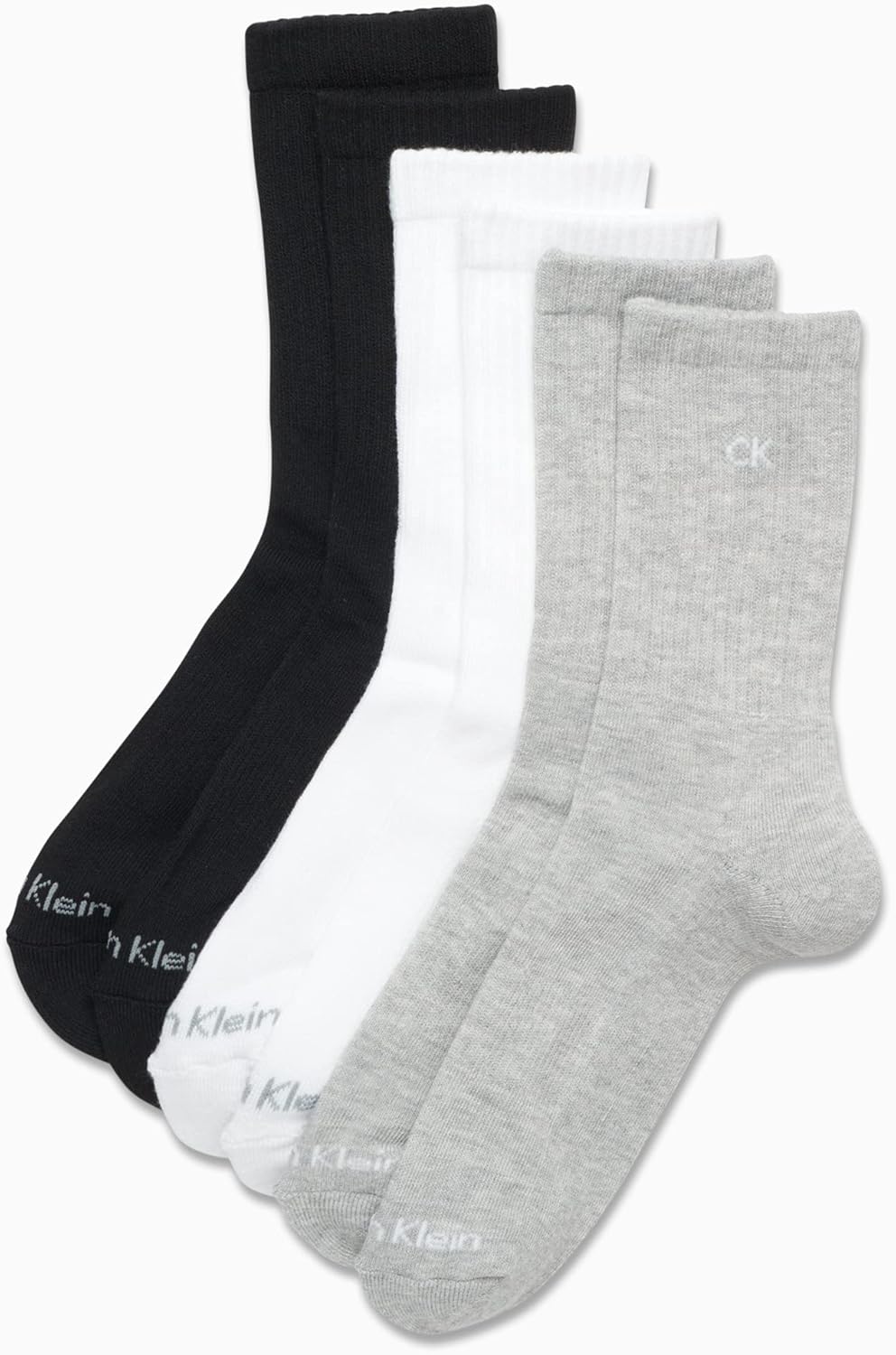 Женские носки Calvin Klein - спортивные носки с мягкой подкладкой (6 пар), Grey Assorted — фото 3