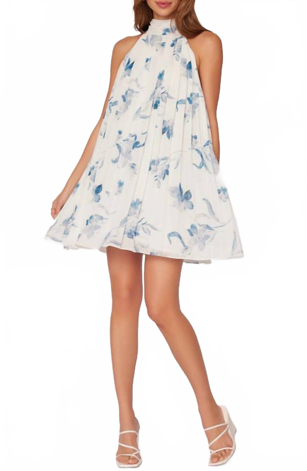 

Платье Savannah в бело-голубой гамме LOST + WANDER