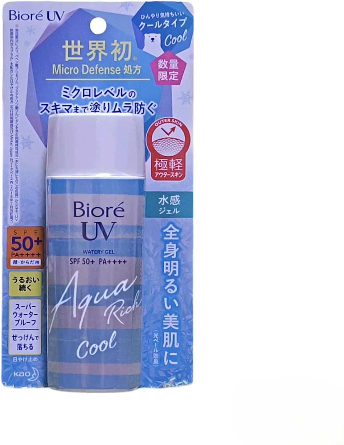 Солнцезащитный гель Biore UV Aqua Rich Watery Gel q Cool, 90 мл