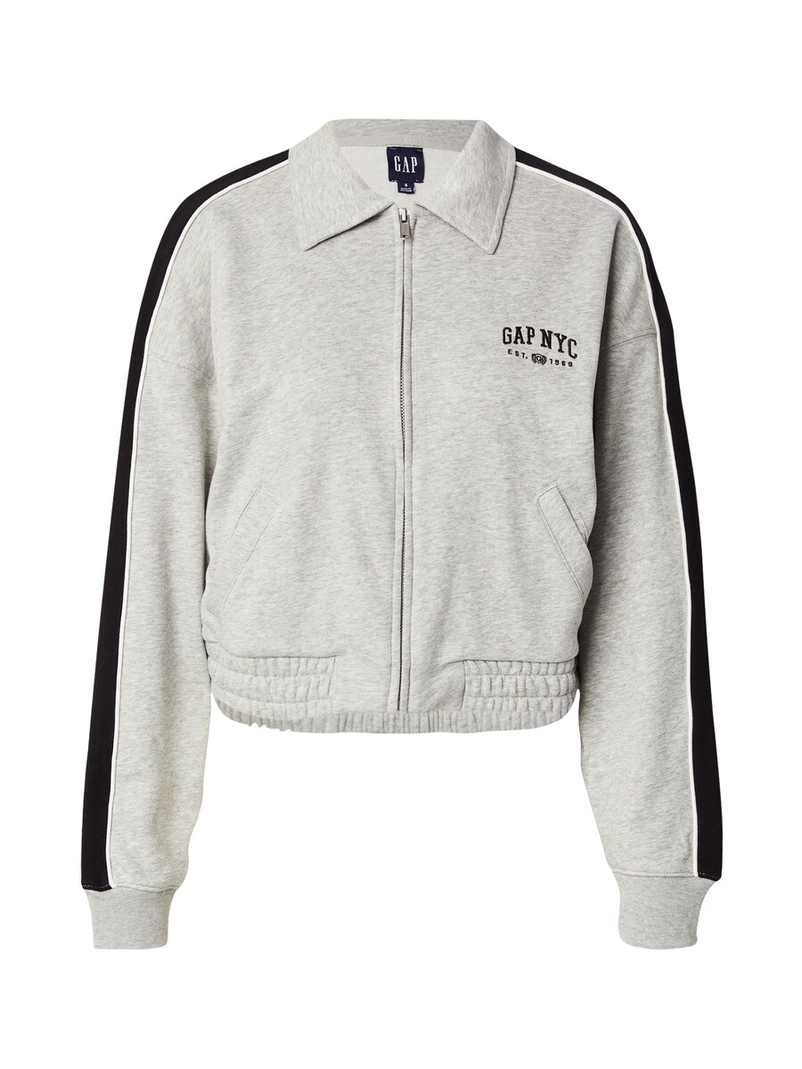 

Худи с капюшоном на молнии GAP, mottled grey