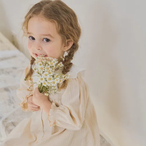 Детское платье ORGANICMOM с длинным рукавом