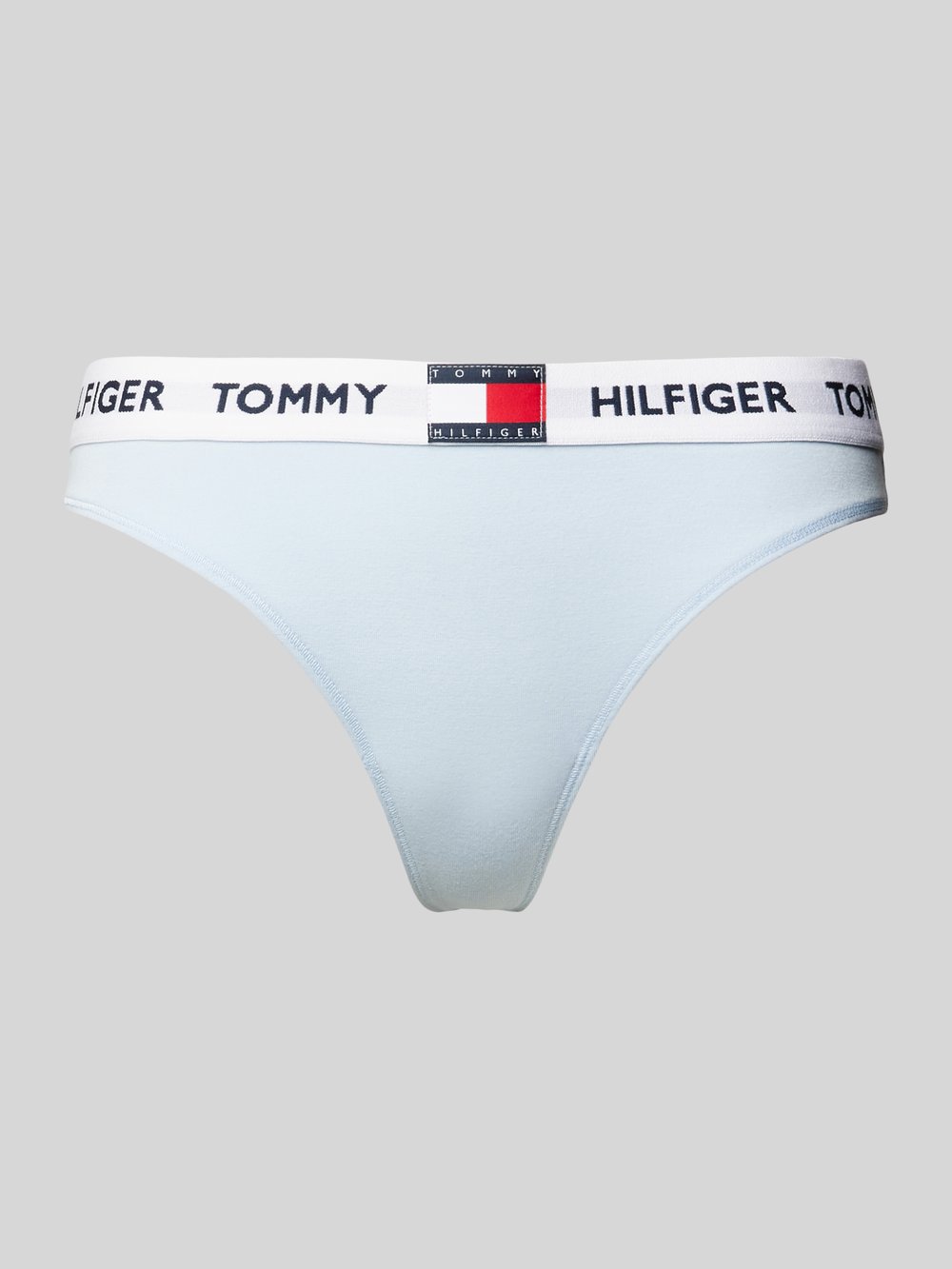 

Трусы с эластичным поясом с логотипом TOMMY HILFIGER, светло-голубой