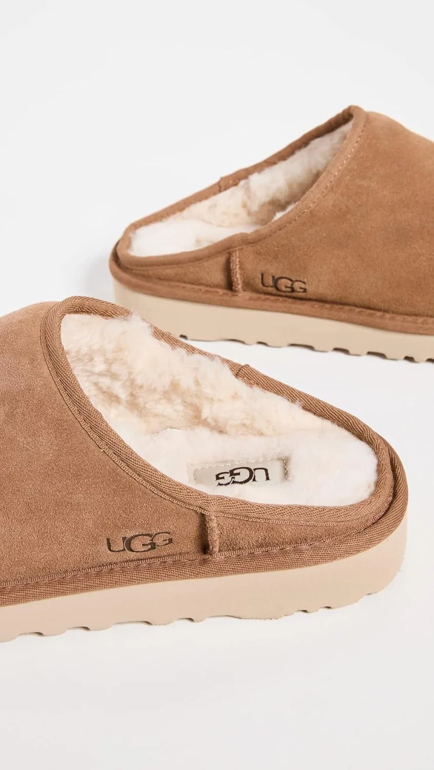 Мужские классические тапочки-слипоны UGG, Brown — фото 3