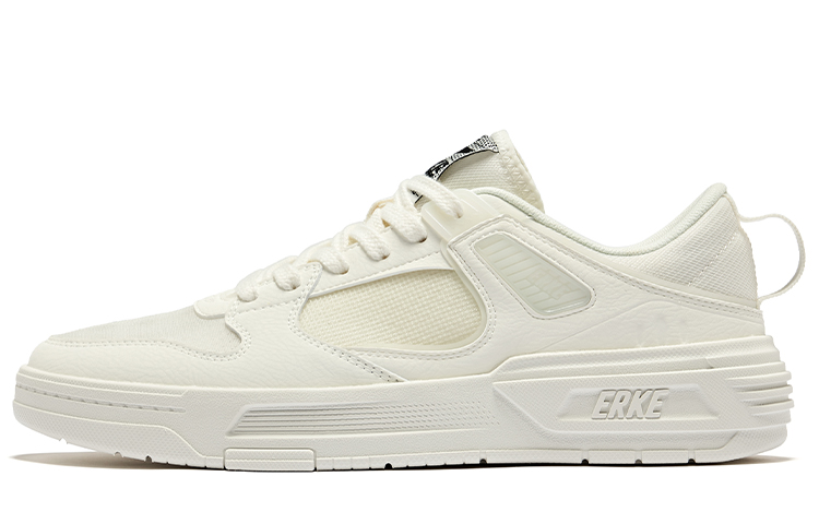 

Erke Кроссовки для скейтбординга Qingshi прочные дышащие мужские низкие микро-кристаллический белый, цвет Microcrystal White