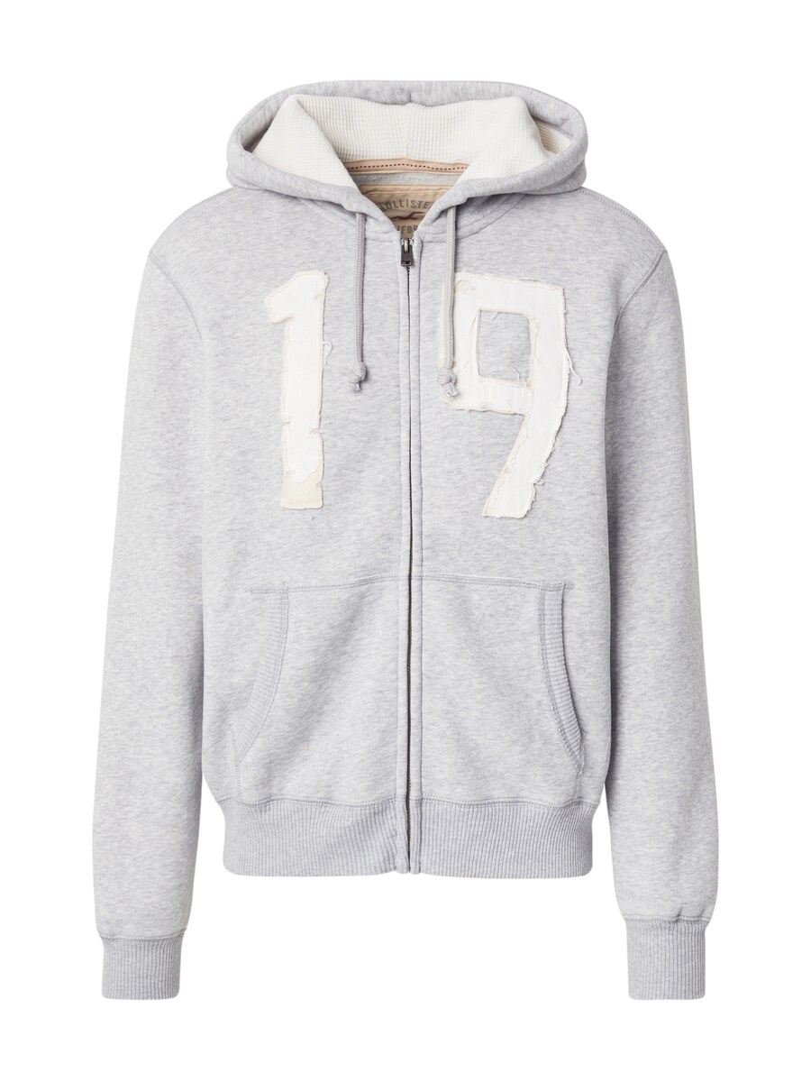 

Худи с капюшоном на молнии HOLLISTER, Light grey
