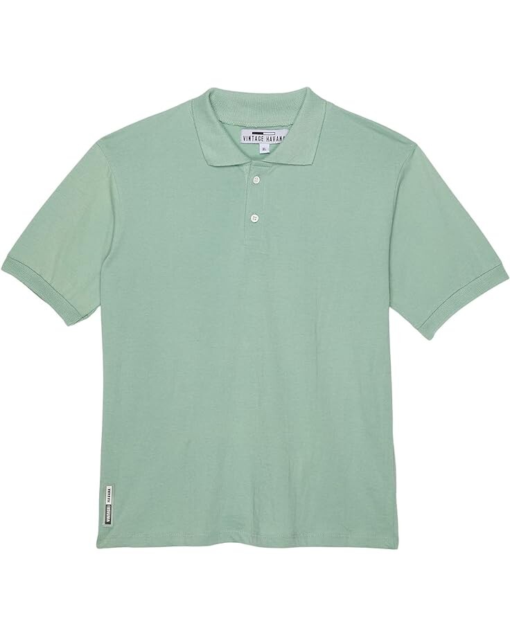 

Поло Vintage Havana Two-Button Polo, цвет Sea Grass