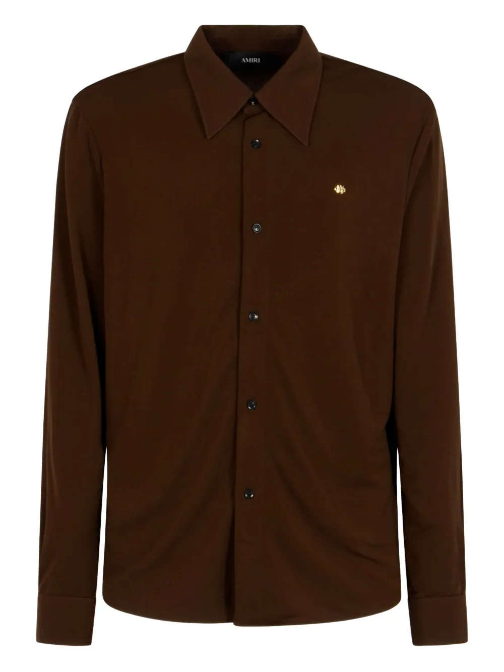 

Рубашка с логотипом Amiri, коричневый