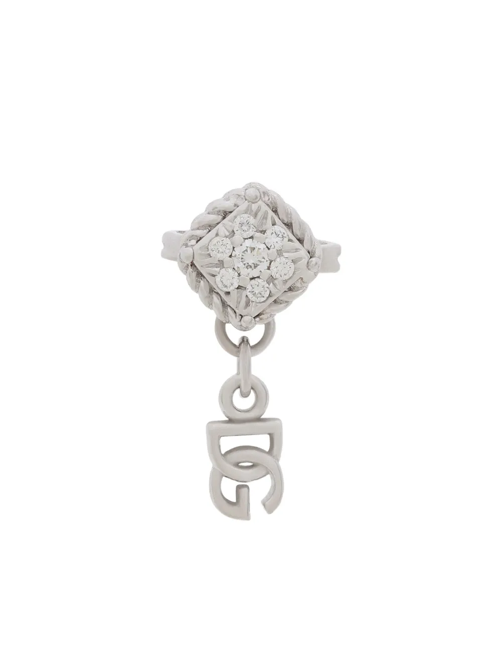 

Серьга из белого золота с бриллиантами DOLCE & GABBANA, белый