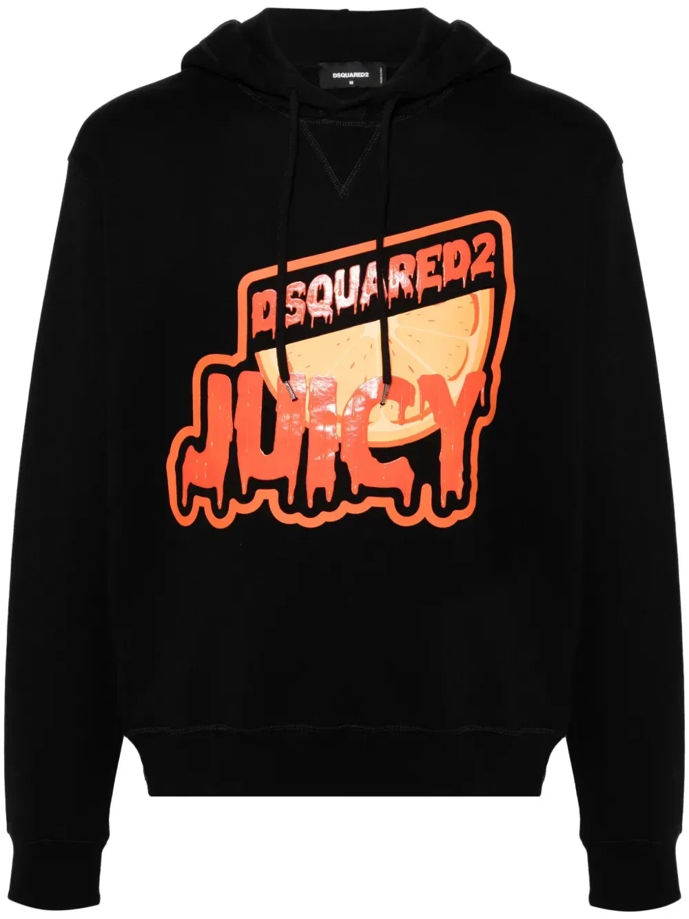 Худи Juicy с логотипом Dsquared2, черный