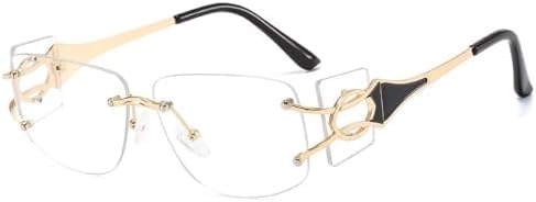 

Винтажные модные солнцезащитные очки 2027 года, без оправы, градиентный градиент, защита от УФ-излучения UV400, летние дорожные солнцезащитные очки для женщин, прозрачные MTZJH, One Color