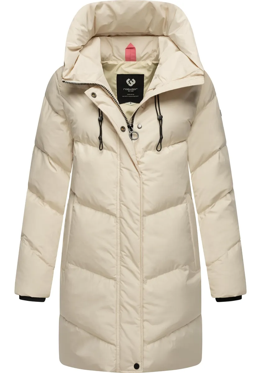 

Полупальто Ragwear "Авелин", стеганое женское зимнее пальто, цвет Ecru