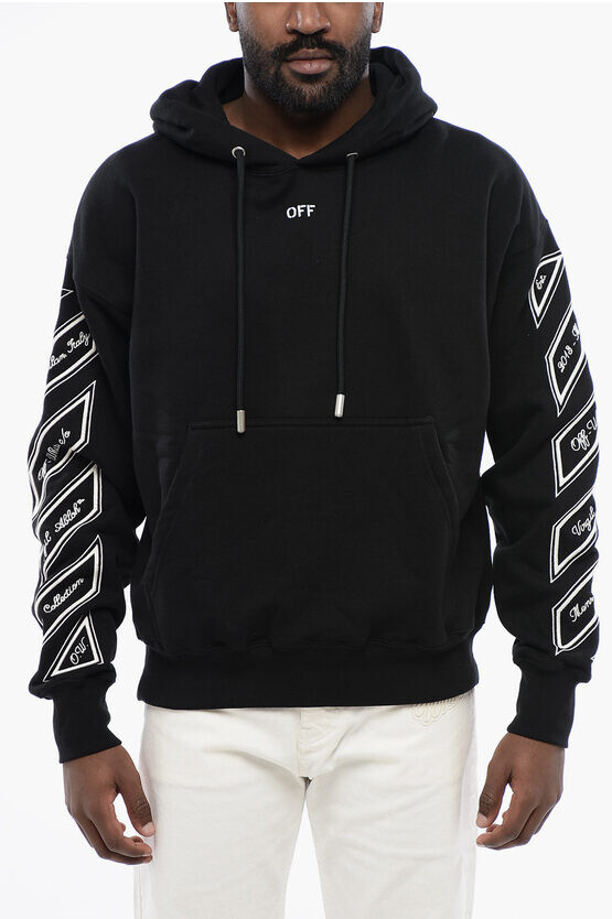 

Худи Off-White Varsity Diags Skate, черный