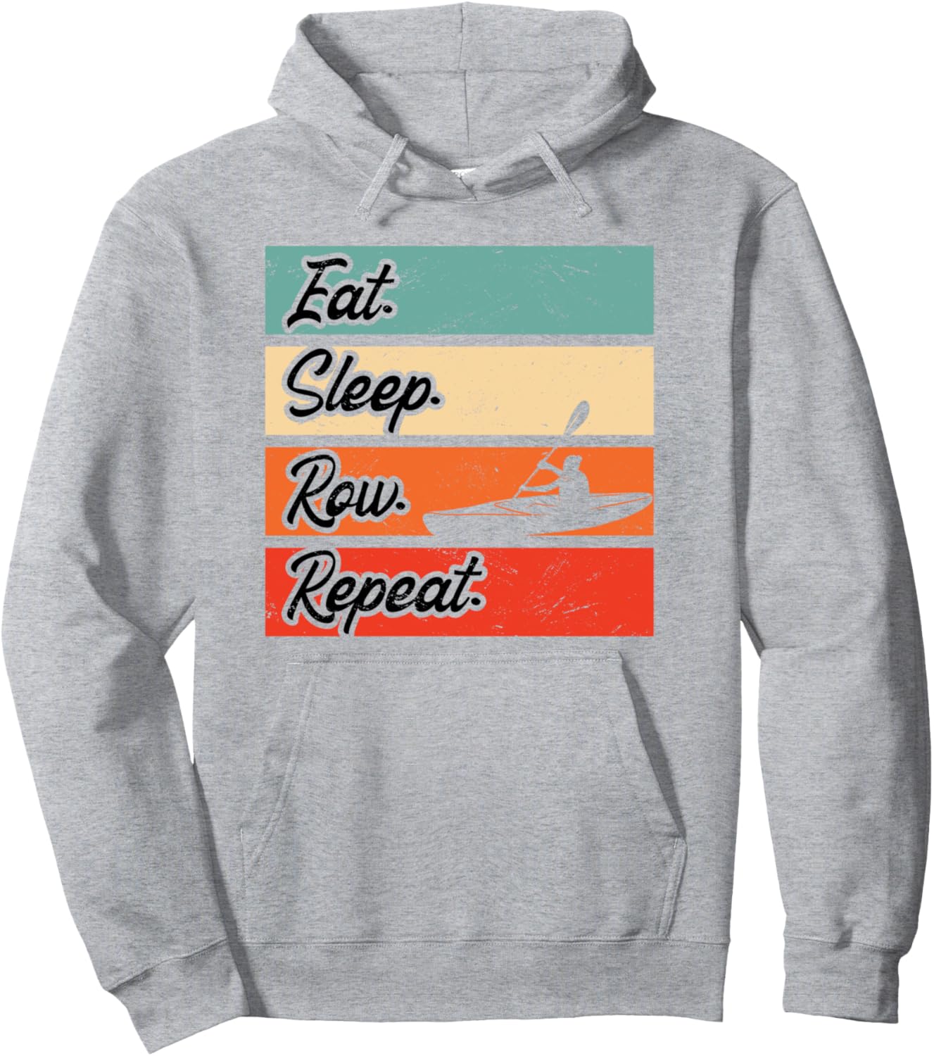 

Ешь, спи, греби, повторяй. Гребной клуб. Каяк. Каноэ. Водные виды спорта. Толстовка Rowing Gift Rower Kayak Rowing Sport Rowing Boat, серый