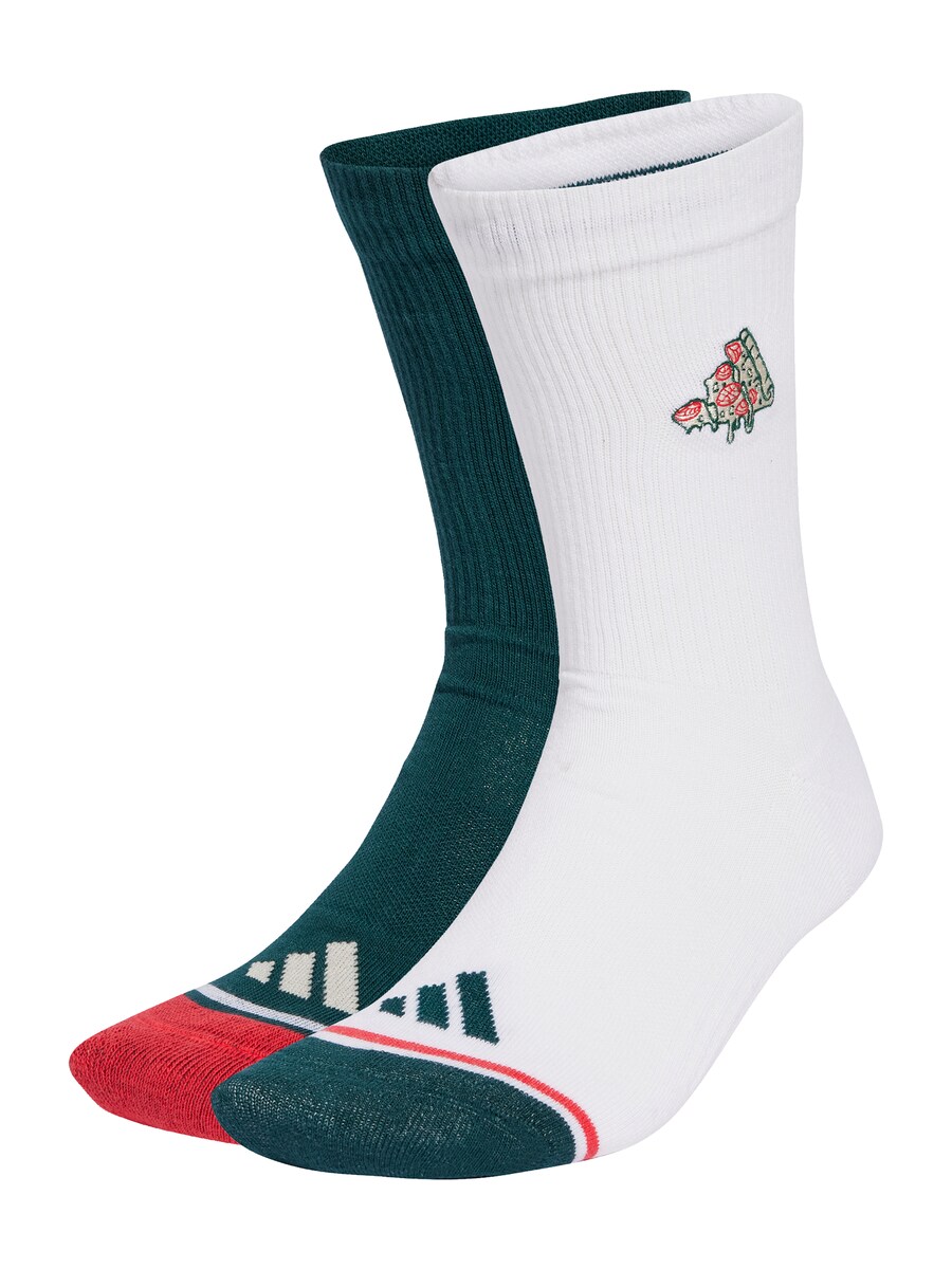 

Спортивные носки ADIDAS PERFORMANCE Pizza, цвет Emerald/White