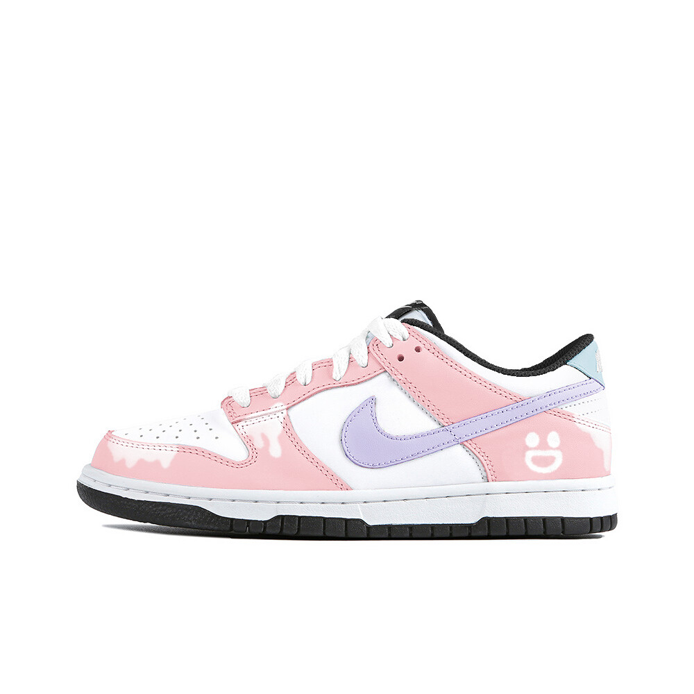 

Кроссовки Nike Dunk Skateboarding Shoes Women's Low-top White, цвет Lotus Color