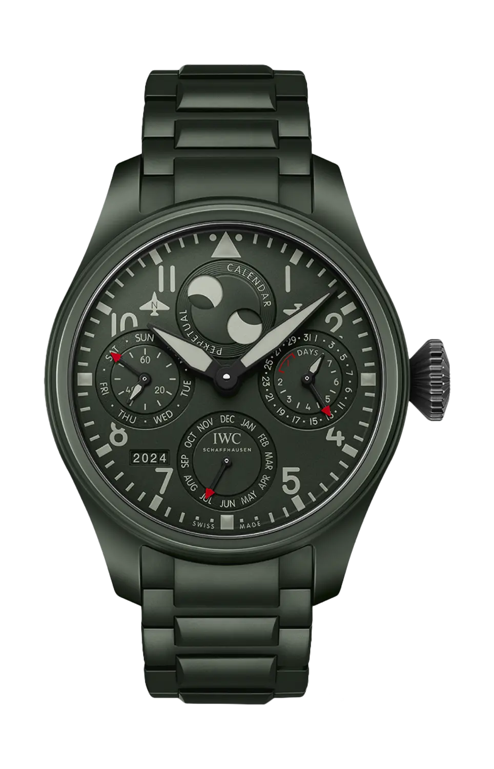 

Часы big pilot’s watch perpetual calendar top gun woodland Iwc Schaffhausen