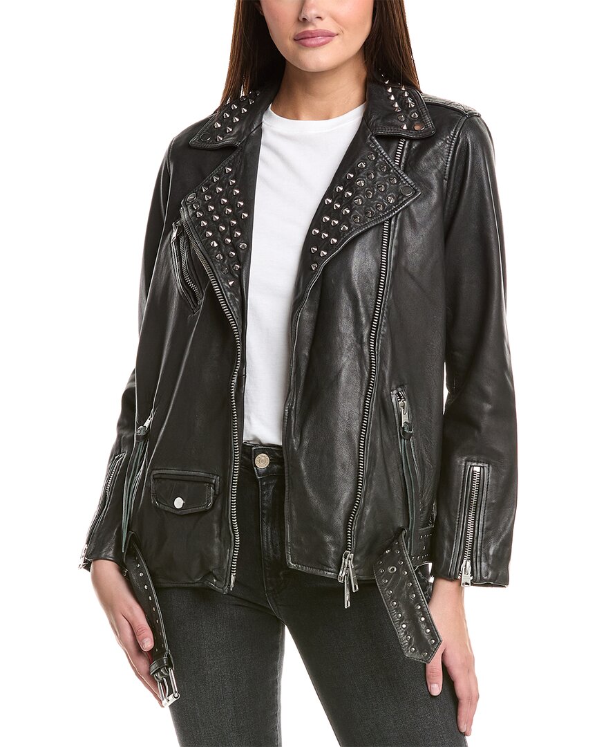 

AllSaints Billie Кожаная косуха All Saints, черный