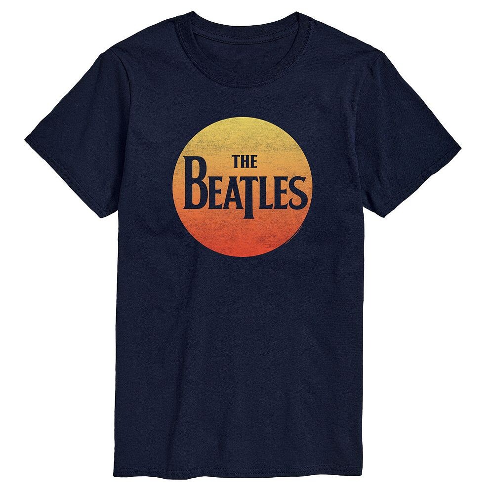 

Футболка с логотипом Big & Tall The Beatles Sun Licensed Character, темно-синий