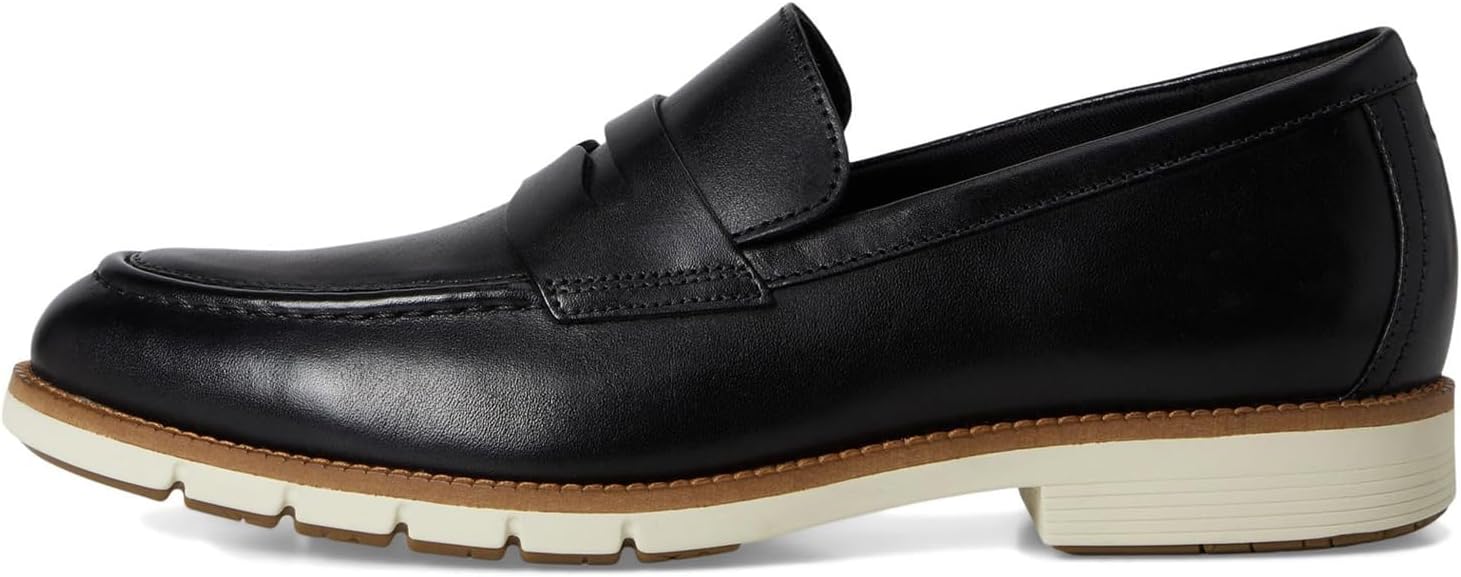 Мужские лоферы Cole Haan Flexgrand, слоновая кость/черный — фото 3
