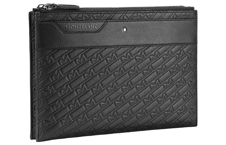 

MONTBLANC Черный кожаный клатч