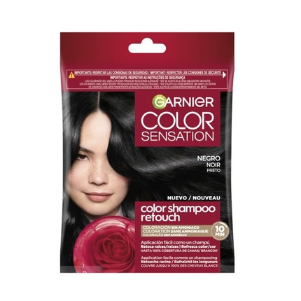 

Garnier Color Shampoo Retouch Полуперманентный черный